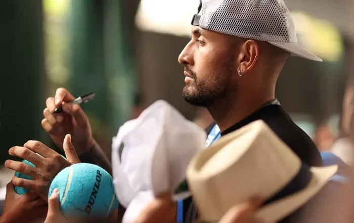 Nick Kyrgios ‘thrilled to be back’ after first singles win in 15 months
